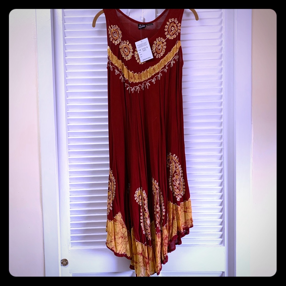 INDIAN SUMMER BEACH DRESS